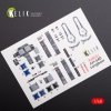 KELIK K48021 AH-64D APACHE LONGBOW INTERIOR 3D DECALS FOR HASEGAWA KIT 1/48